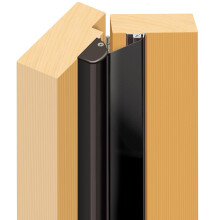 Exitex Roller Finger Protector 1925mm, Door Hinge Safety Guard for Schools, Nurseries & Commercial Use, Professional Little Fingers Protection, Black