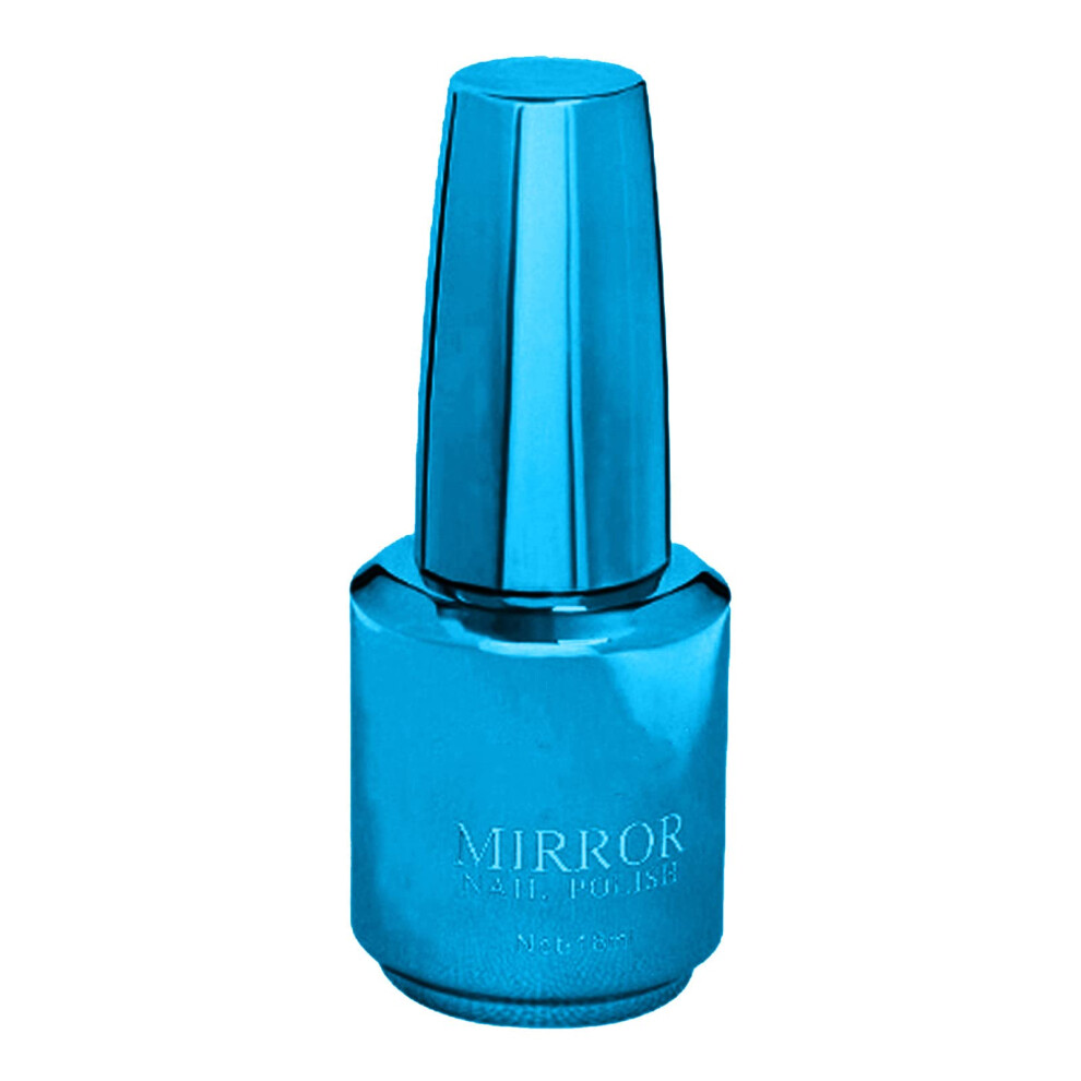 Silver Metallic Gel Nail Polish 8Ml Â Long Lasting Shine, Quick Dry Formula For Manicure And Pedicure