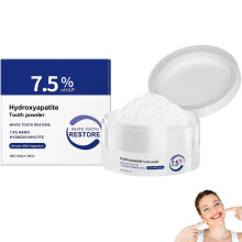 Teeth Whitening Powder with Microcrystalline Hydroxyapatite for Stain Removal and Fresh Breath (1pcs)