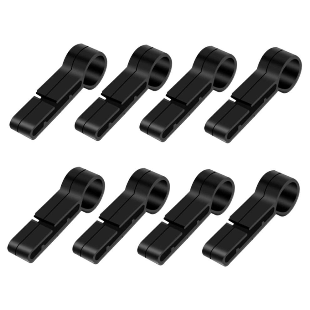 8Pcs Hard Hat Headlamp Clips Helmet Light Hooks Secure Strap Grip For Firefighting Gear 9073542567288