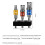 3PCS Impact Grade Socket Adapter Set for Power Drill & Impact Driver, Hex to Square (1/4", 3/8", 1/2") 3