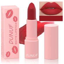 Matte Red Lipstick Long Lasting Waterproof Smudge Proof Velvet Finish Non Transfer 10#