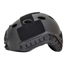 (Black, Perforated) Portable Paintball Airsoft Helmet Comfortable Real CS Training Helmet for Paintball Outdoor Sports Shooting