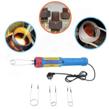 NEW 1400W Flameless Magnetic Induction Heaters 220V Handheld Heating Car Bolt Remover Repair Tools with 3 Coils EU