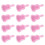 12Pcs Violin Plastic Candy Box Chocolate Candy Holder Case-Pink 1