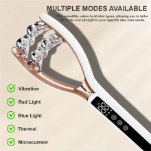 Facial Massager with 3D Roller,Lymphatic Drainage Tool for Face,Leg and Neck Massage - Lymphatic Contour Face Brush Lift