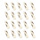 Stretchy Chair Leg Floor Protectors 20 Pack 20
