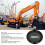 Excavator Remote Timer LCD Data Storage Resettable 12‑36V 8