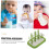 Bottle Drying Rack with Efficient Airflow and Quick Drainage, Compact Portable Stand for Bottles and Cups 2