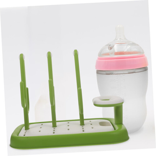 Bottle Drying Rack with Efficient Airflow and Quick Drainage, Compact Portable Stand for Bottles and Cups 2