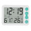 Digitale thermometer-hygrometer met wekker, wit 1