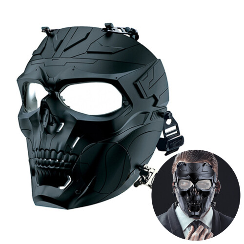 Μάσκα προσώπου Skeleton Tactical για παιχνίδια CS και Halloween