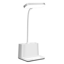 Lampă de citit pentru copii cu 3 moduri de culoare, gât de lebădă flexibil