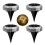 Solar Landscape Lights ABS Stainless Steel4Pack 1