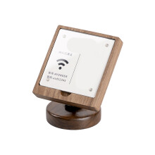 Solid Wood Payment QR Code Display, Payment Card, Payment Table Card, Cash Register, Scan the Code and Set the Table