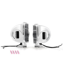 12V Marine Snail Electric Horn 304 Stainless Steel Super Loud Car Horn Waterproof Warning Electric Horn for Speedboat C