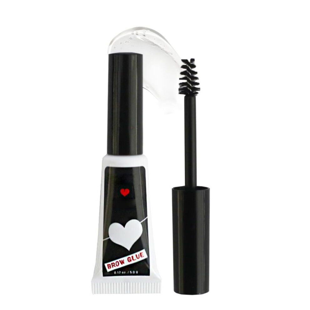 Clear Brow Gel Waterproof Eyebrow Gel LongLasting Hold Natural Flexible Finish for Brow and Lash Styling
