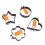 4-teiliges Eierform-Set aus Edelstahl 7