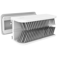 ABS douchehaarvanger voor wandmontage 8x5,5x4cm