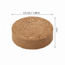 (3.5cm) 10Pcs Organic Coconut Coir Pellets - High Germination Seed Starter