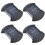 Solar Wall Light, Waterproof LED, 8-Bead, 4-Pack 6