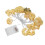 Luci decorative in ferro per il Ramadan – Forme di luna e stella, 3 m, 20 6