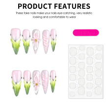 (A, XS) Autumn Nail Stickers - Petal Design