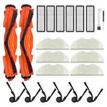 22 Pcs Replacement Parts for S40/OV81 Robot Vacuum Cleaner Accessories Main Side Brushes Filters Mop Pads