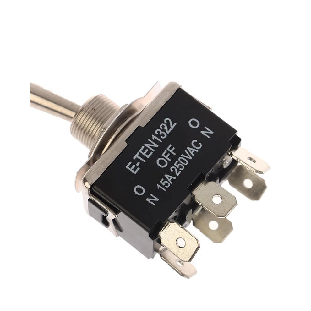 5Pcs Heavy Duty Car Boat Rocker Toggle 15A 250V 6 Pin 3 Position Spst /Off Rocker Switches Spst Rocker 6031067471254