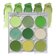 Eyeshadow Palette 9 Colors Matte and Shimmer Waterproof Long Lasting Pigment for Party and Daily Makeup