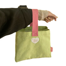 Bento Bag Canvas -eväsrasialaukku sisätaskulla