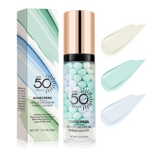 Color Correcting Primer SPF50 PA+++ Hydrating Makeup Base with Triple Color Correction 40g