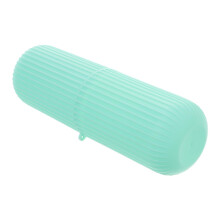 Travel Toothbrush Holder and Cup Set 2 in 1 Compact Design for Home Camping Sky Blue