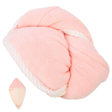 Microfiber Hair Towel Wrap with Button, Quick Dry Hair Cap for Women, Absorbent and Frizz Reduction Design