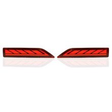 LED Rear Bumper Reflector Light for Veloz 2021-2023 Brake Light Dynamic Turn Signal Lamp 3-in-1 Functions