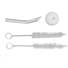Bico alongado para chaleira em aço inoxidável e silicone,