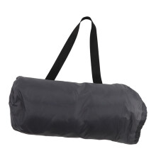 Waterdichte deken van Oxford-stof, fleece, warm, geschikt als grasmat voor buiten, kamperen of picknick, zwart.