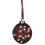 Plum Micro LED Ball Light Hanging Battery Bauble 10cm 1