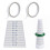 2 Measuring Tools with 2 Rolls Double-Sided Tape, Bracelet Sizer and Mandrel Set, Measuring Tool for Jewelry Making 1