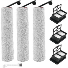 H12 Pro Filter and Roller Brush for  H12 Pro, H12 Dual Pro Wet Dry Vacuum Cleaner, Roller Brushes Filters