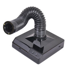 Portable Smoke Absorber with LED Light, Efficient Dust Suction Machine for Nail Salon,Soldering EU Plug