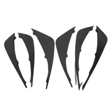 6pcs/Set Rear Bumper Air Deflector Lower Skirt Blade Kit 83916710 for 458 Rear Diffuser Lower Air Deflecto