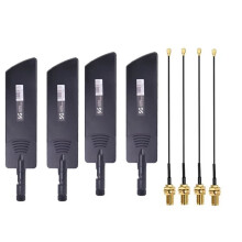 4Pcs 5G 4G LTE Antenna 600-6000MHz SMA Male with U.FL MHF4 Pigtail for RM530N-GL RM520N-EU RM500Q-AE RM510Q-GL Modem