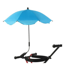 Universele Paraplu voor Kinderwagen, Verstelbare Zonnekap met UV-Bescherming, Blauw.