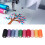 10 Pcs Embroidery Thread Set, 400 Yards Each, Colorful Polyester Sewing Thread 1