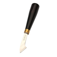 Carbon Steel Leather Edging Creaser Tool Ergonomic Wooden-0.8MM