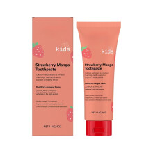 Kids Toothpaste with Fruit Flavor, Fluoride, Enamel Protection, Travel Size 1 Fl Oz