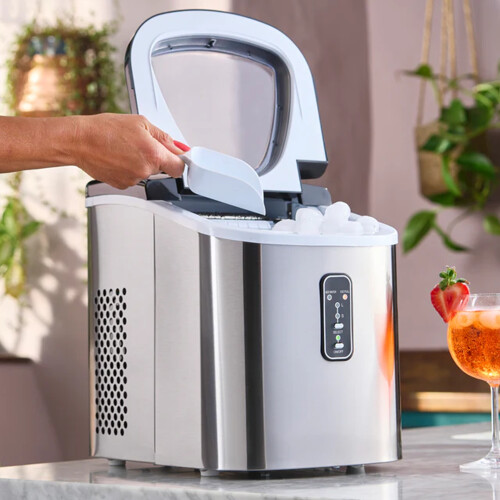 Cooks Professional Cooks Professional 2.2L Ice Maker | 14kg / 24h | Silver 2
