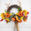 Halloween Artificial Flower Branch with Pumpkin Maple 4