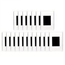 20 Stuks Transparante Magnetische Fotohouders van Acryl voor op de Koelkast, Magnetische Displayframes, Doe-Het-Zelf Fotohouders met Insteekvakken